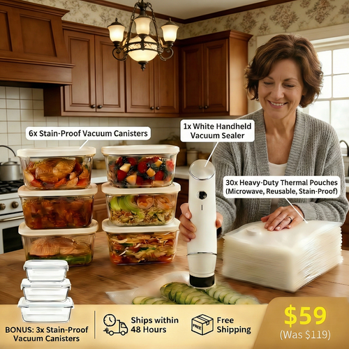 SwiftSeal™   Handheld Vacuum Sealer Food Storage Bundle