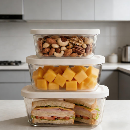 Vacuum Seal Glass Food Storage Containers